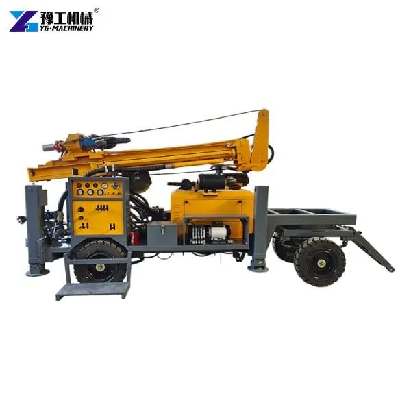 Trailer Mounted Water Well Drilling Rig